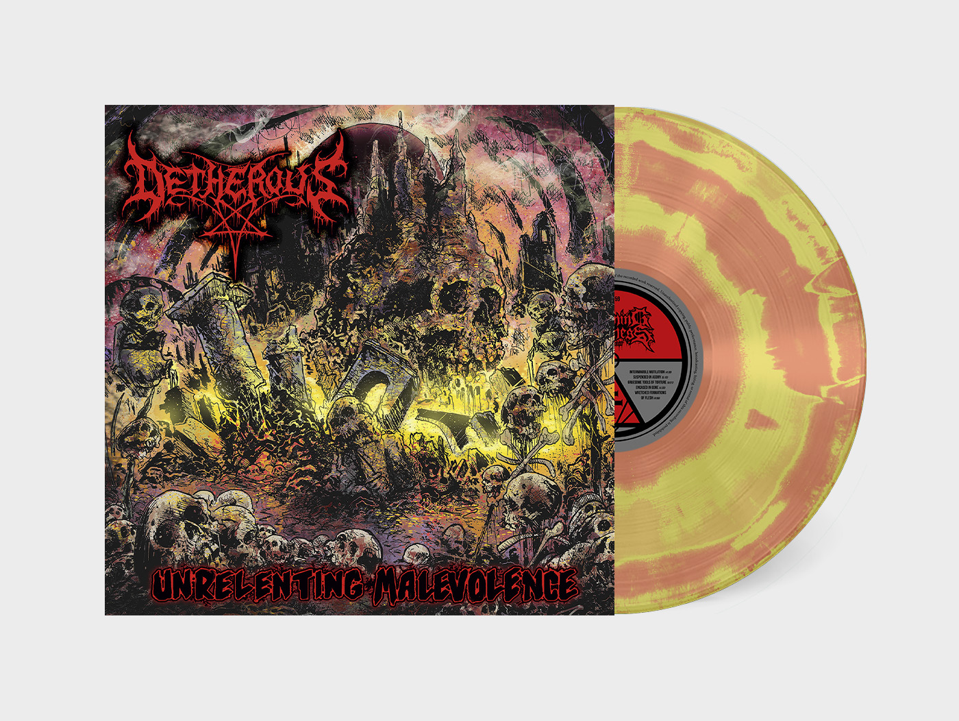 Detherous – Unrelenting Malevolence LP [PRE-ORDER] – Redefining Darkness